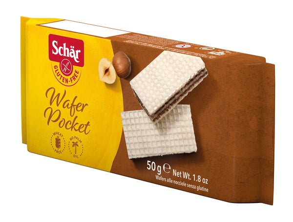 SCHAR WAFER POCKET NOCCIOLA50G