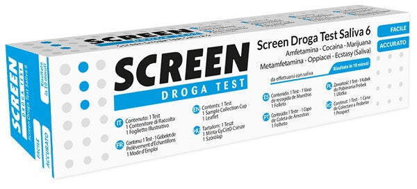 SCREEN DROGA TEST SALIVA 6DROG