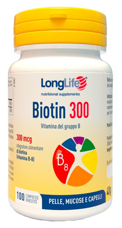 LONGLIFE BIOTIN 300 100CPR RIV