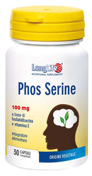 LONGLIFE PHOS SERINE 30CPS VEG