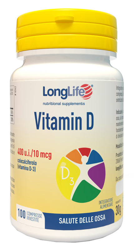 LONGLIFE VITAMIN D400UI 100CPR