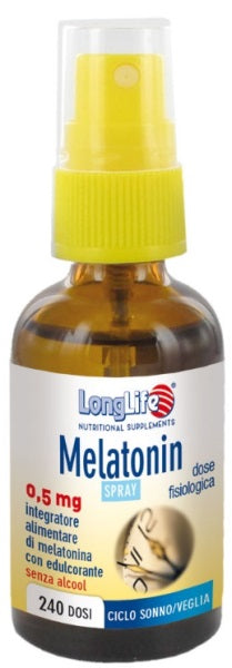 LONGLIFE MELATONIN SPRAY 0,5MG