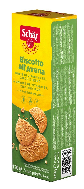 SCHAR BISCOTTI ALL'AVENA 2X65G
