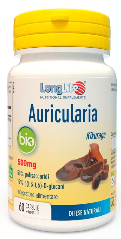 LONGLIFE AURICULARIA BIO 60CPS
