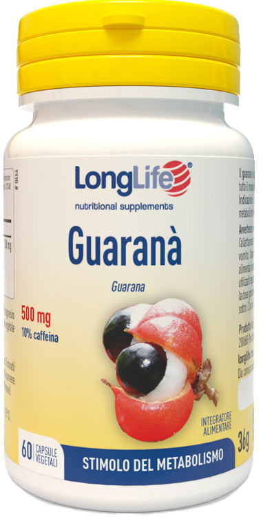 LONGLIFE GUARANA' 60CPS VEG