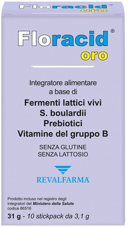 FLORACID OROSOLUBILE 10STICK