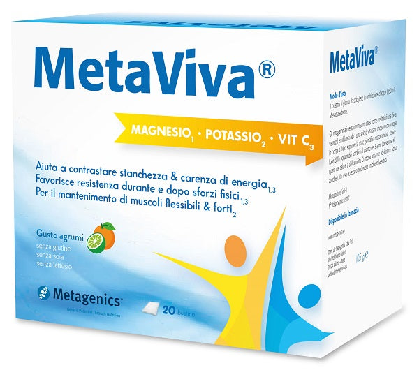 METAVIVA MG/K/VIT C 20BUST