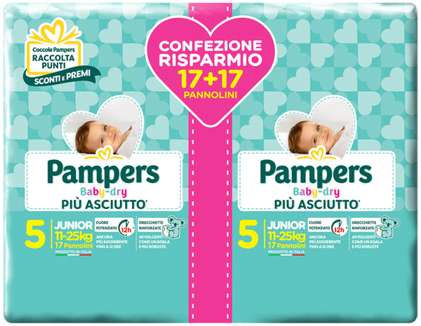 PAMPERS BD DUODWCT JUNIOR 34PZ