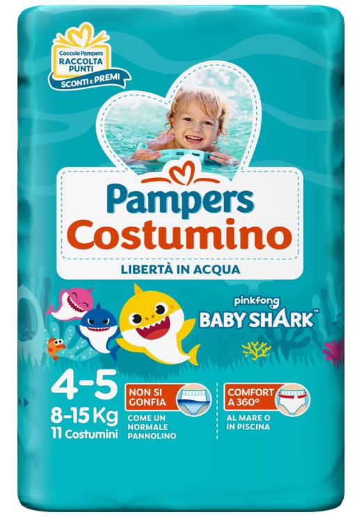 PAMPERS COST BB SHARK 4-5 11PZ