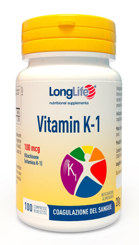 LONGLIFE VITAMIN K 100CPR