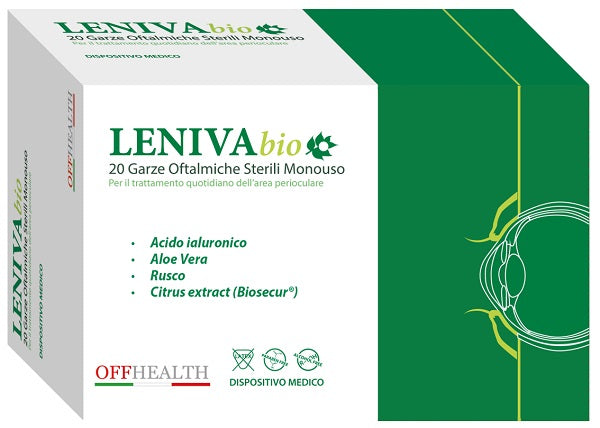 LENIVA BIOSECUR GARZE OFT 20PZ