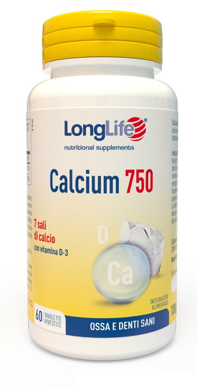 LONGLIFE CALCIUM 750MG 60TAV