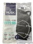 MUSK MASCHERINA FFP2 BLACK10PZ
