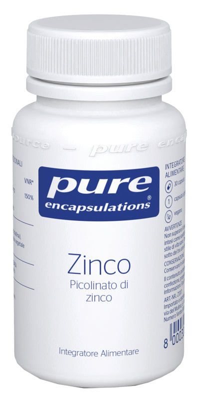 PURE ENCAPSUL ZINCO 30CPS