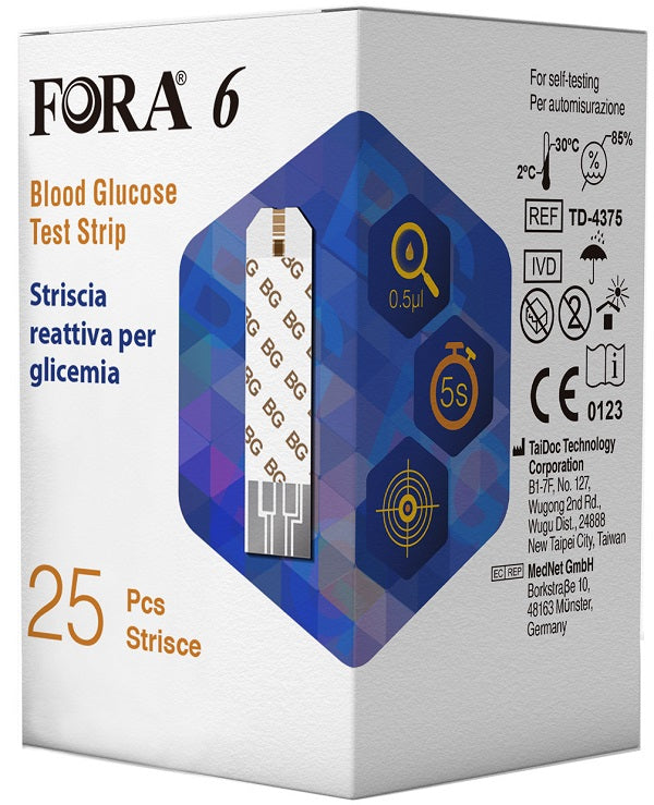 FORA6 STRISCE GLICEMIA 25PZ