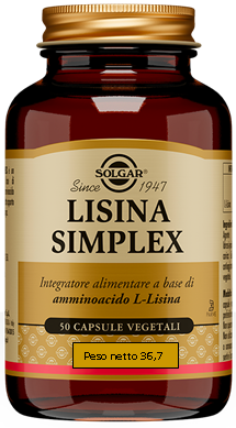 LISINA SIMPLEX 50CPS VEGETALI