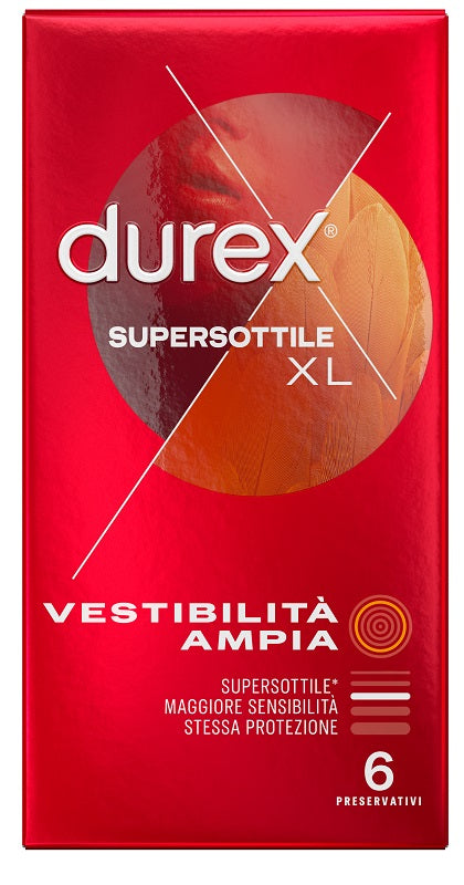 DUREX SUPERSOTTILE XL 6PZ