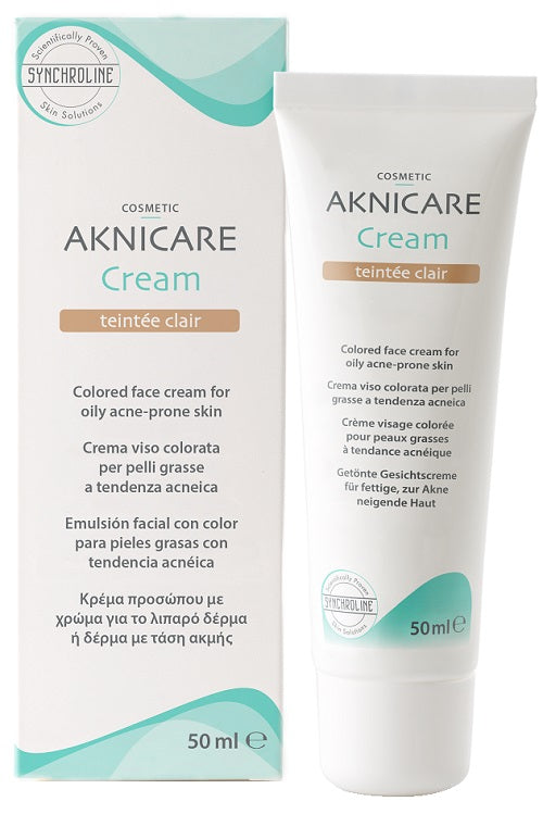 AKNICARE CREAM TEINTEE CLAIR