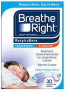 BREATHE RIGHT TRASPARENTI 30PZ
