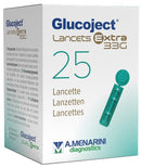 GLUCOJECT LANCETS EX G33 25PZ