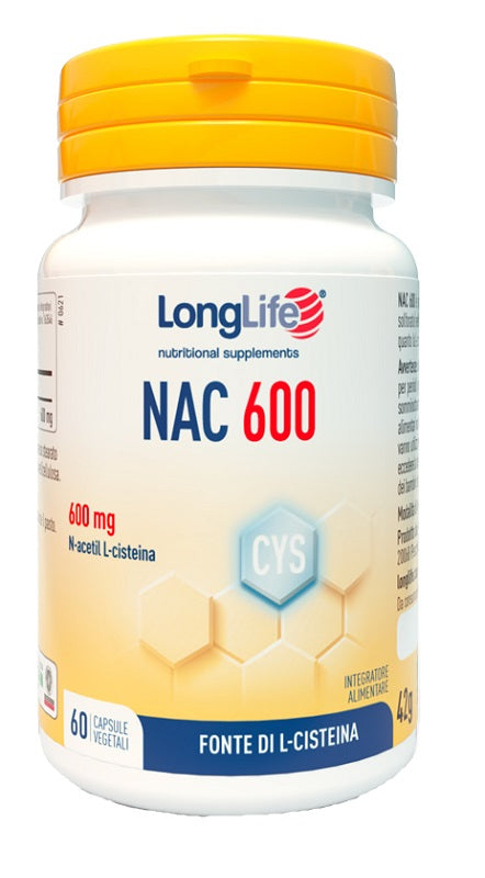 LONGLIFE NAC 600MG 60CPS