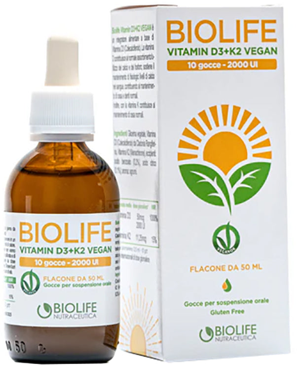 BIOLIFE VITAMIN D3+K2 VEGAN