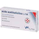 Acido acetilsalic lfm*20cpr500