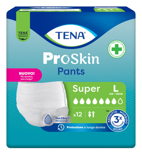 TENA PANTS SUPER L 12PZ