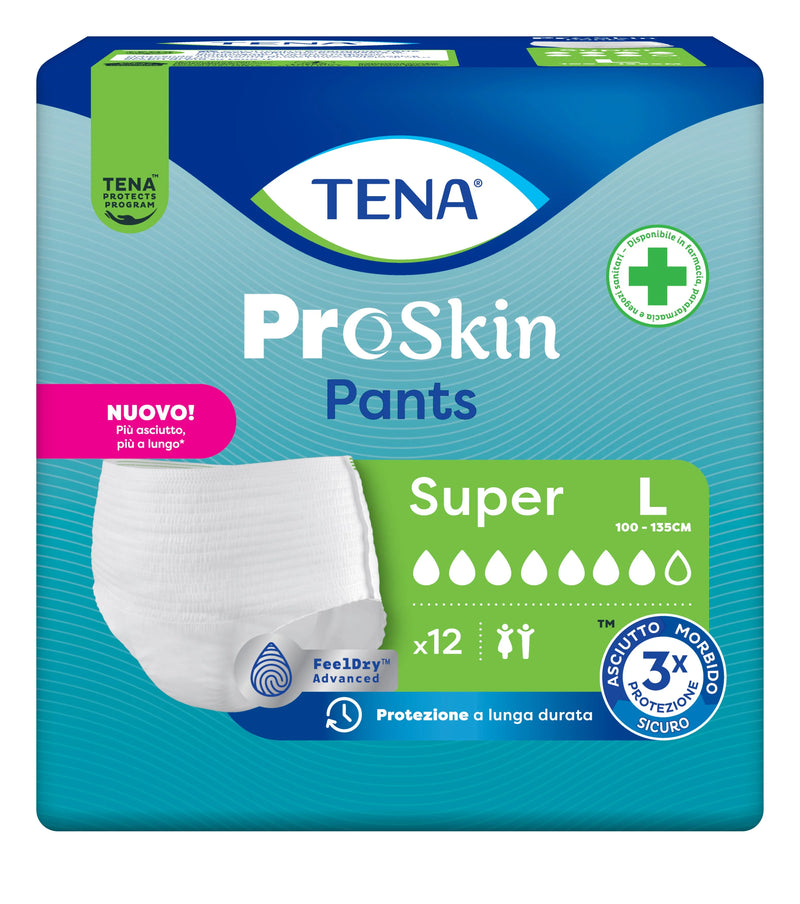 TENA PANTS SUPER L 12PZ