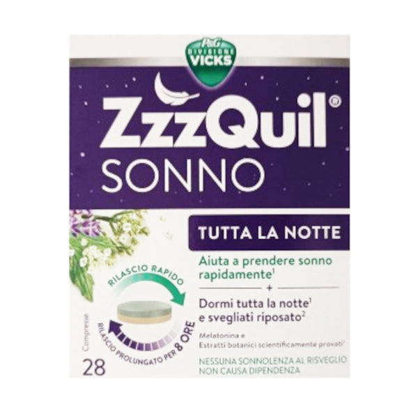 VICKS ZZZQUIL SONNO TUTTA28CPR